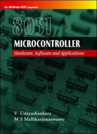 8051 MICROCONTROLLER HARDWARE SOFTWARE  AND  APPLICATIONS