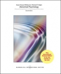 ABNORMAL PSYCHOLOGY CLINICAL PERSPECTIVES ON PSYCHOLOGICAL DISORDERS