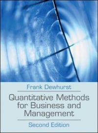 QUANTITATIVE METHODS FOR BUSINESS AND MANAGEMENT (CD INCLUDED)
