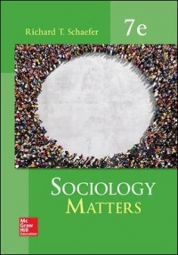 SOCIOLOGY MATTERS (REFER ISBN 9780078026959)