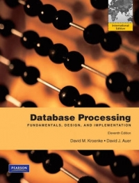 DATABASE PROCESSING (REFER ISBN: 9781292107639)