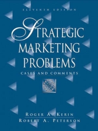 STRATEGIC MARKETING: PROBLEMS AND CASES