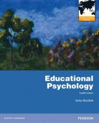 EDUCATIONAL PSYCHOLOGY (REFER ISBN 9781292021294)