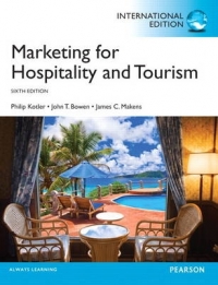 MARKETING FOR HOSPITALITY AND TOURISM (REFER ISBN 9781292020037)