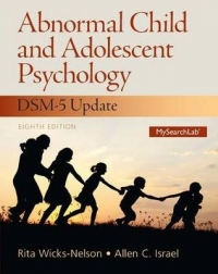 ABNORMAL CHILD AND ADOLESCENT PSYCHOLOGY WITH DSM V UPDATES