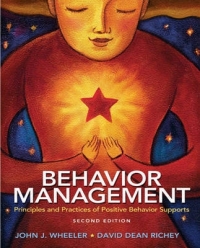 BEHAVIOR MANAGEMENT: PRINCIPLES AND PRACTICES OF POSITIVE BEHAVIOR SUPPORTS