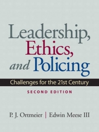 LEADERSHIP ETHICS AND POLICING CHALLENGES FOR THE TWENTY FIRST CENTURY