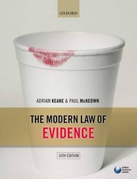 MODERN LAW OF EVIDENCE