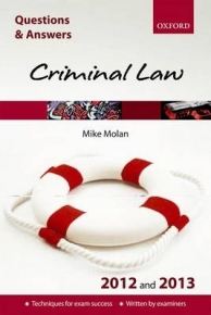 QUESTIONS AND ANSWERS REVISION GUIDE CRIMINAL LAW 2012/2013
