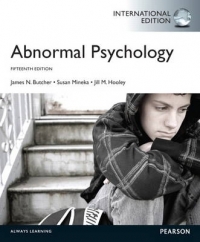 ABNORMAL PSYCHOLOGY (I/E) (REFER ISBN 9781292024974)