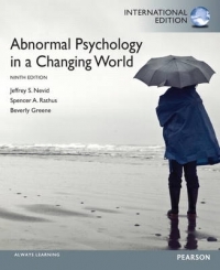 ABNORMAL PSYCHOLOGY IN A CHANGING WORLD