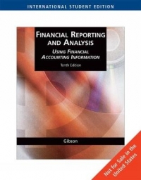 FINANCIAL REPORTING AND ANALYSIS USING FINANCIAL ACCOUNTING INFORMATION (I/E)