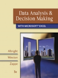DATA ANALYSIS AND DECISION MAKING WITH MICROSOFT