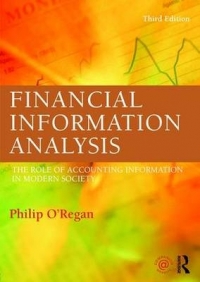 FINANCIAL INFORMATION ANALYSIS THE ROLE OF ACCOUNTING INFORMATION IN MODERN SOCIETY