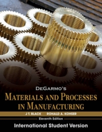 MATERIALS AND PROCESSES IN MANUFACTURING (ISE)