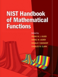 NIST HANDBOOK OF MATHEMATICAL FUNCTIONS COMPANION TO THE DIGITAL LIBRARY OF MATHEMATICAL FUNCTIONS