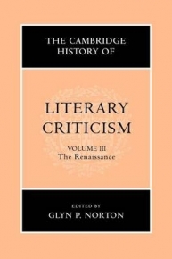 CAMBRIDGE HISTORY OF LITERARY CRITICISM (VOLUME 3)