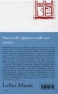 STAAN IN DIE ALGEMEEN NADER AAN VENSTER