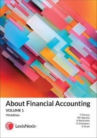 ABOUT FINANCIAL ACCOUNTING (VOLUME 1) (REFER ISBN 9780639008646)