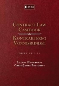 CONTRACT LAW CASEBOOK/KONTRAKTEREG VONNISBUNDEL