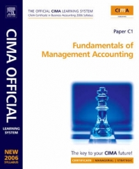 CIMA LEARNING SYSTEMS FUNDAMENTALS OF MANAGEMENT ACCOUNTING