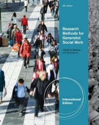 RESEARCH METHODS FOR GENERALIST SOCIAL WORK