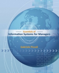 ESSENTIALS OF INFORMATION SYSTEMS FOR MANAGERS (TEXT ONLY)
