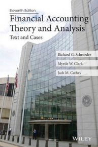 FINANCIAL ACCOUNTING THEORY AND ANALYSIS TEXT AND CASES