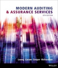 MODERN AUDITING AND ASSURANCE SERVICES