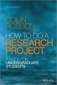 HOW TO DO A RESEARCH PROJECT A GUIDE FOR UNDERGRADUATE STUDENTS