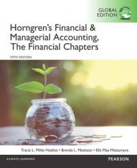 HORNGRENS FINANCIAL AND MANAGERIAL ACCOUNTING THE FINANCIAL CHAPTERS