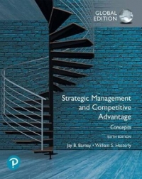 STRATEGIC MANAGEMENT AND COMPETITIVE ADVANTAGE CONCEPTS (GLOBAL EDITION)