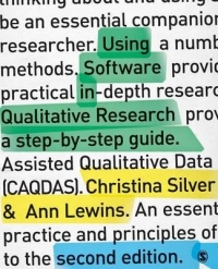 USING SOFTWARE IN QUALITATIVE RESEARCH A STEP BY STEP GUIDE