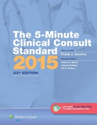 5 MINUTE CLINICAL CONSULT STANDARD 2015