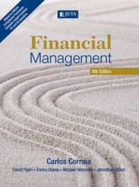 FINANCIAL MANAGEMENT (REFER ISBN 9781485129578)