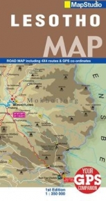 LESOTHO ROAD MAP (INCLUDES 4X4 ROUTES)