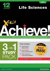 X KIT ACHIEVE! LIFE SCIENCES GR 12 (3 IN 1 STUDY PACK)