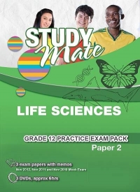 LIFE SCIENCES GR 12 MEGA EXAM PACK PAPER 2 (5 EXAM PAPERS AND MEMOS AND 3 DVDS INCLUDED)