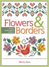 FLOWERS AND BORDERS EASY CROSS STITCH DESIGNS